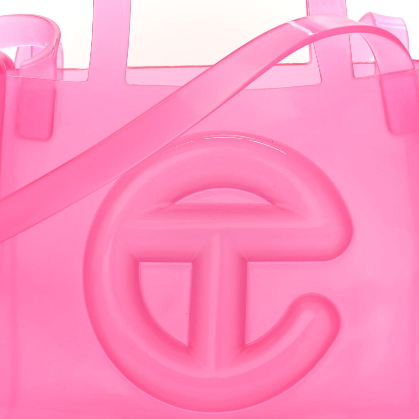 x MELISSA Jelly Small Shopping Bag Clear Pink