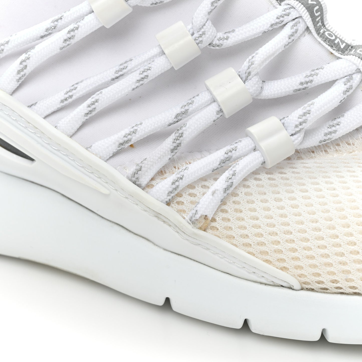 Neoprene Mesh Rubber America's Cup Fastlane Low Sneaker 37 White