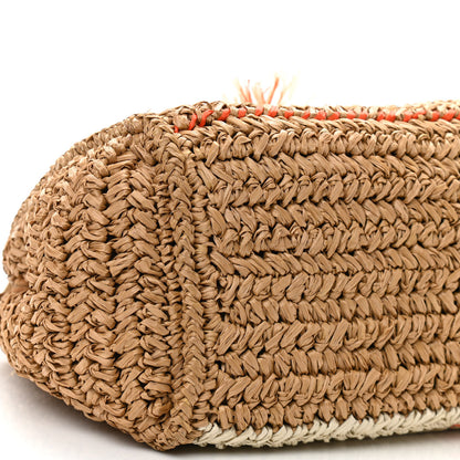Prada Raffia Woven Tote Naturale Caramel 9 of 12