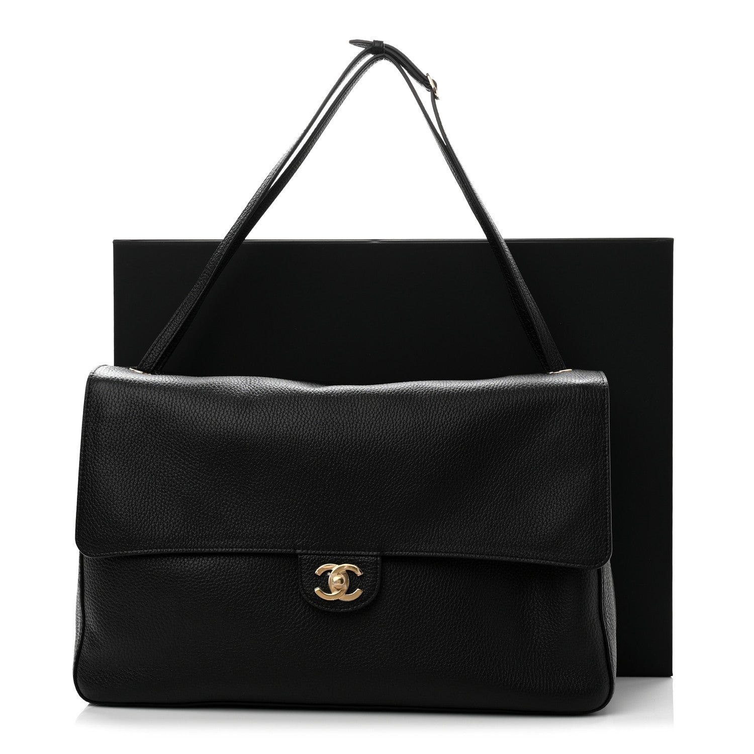 Chanel Grained Calfskin Souplissimo Maxi Flap Black 11 of 11