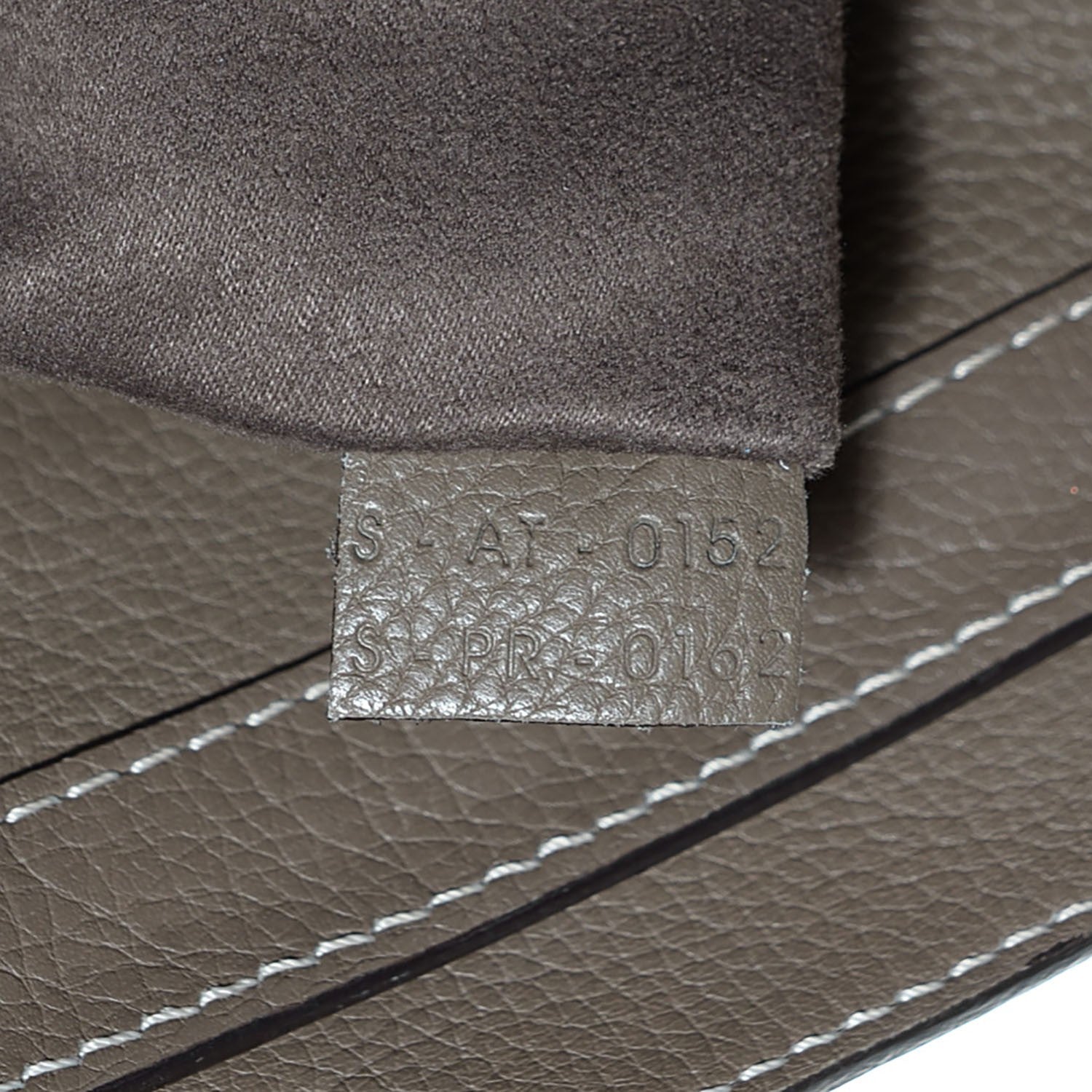 Celine Drummed Calfskin Micro Luggage Souris 7 of 8