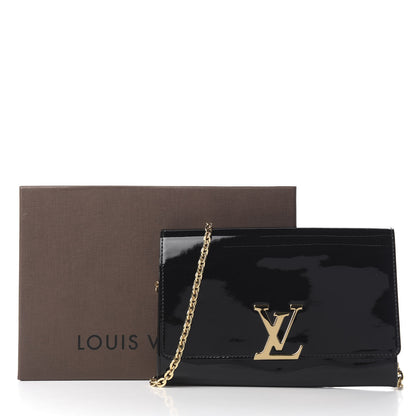 Louis Vuitton Patent Chain Louise GM Black 9 of 9