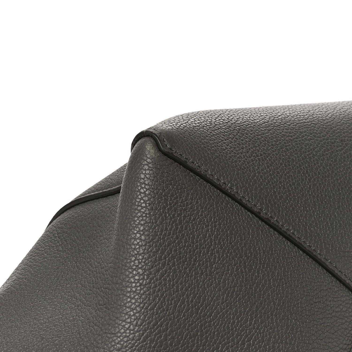 Celine Soft Grained Calfskin Small Belt Cabas Phantom Grey 11 of 15