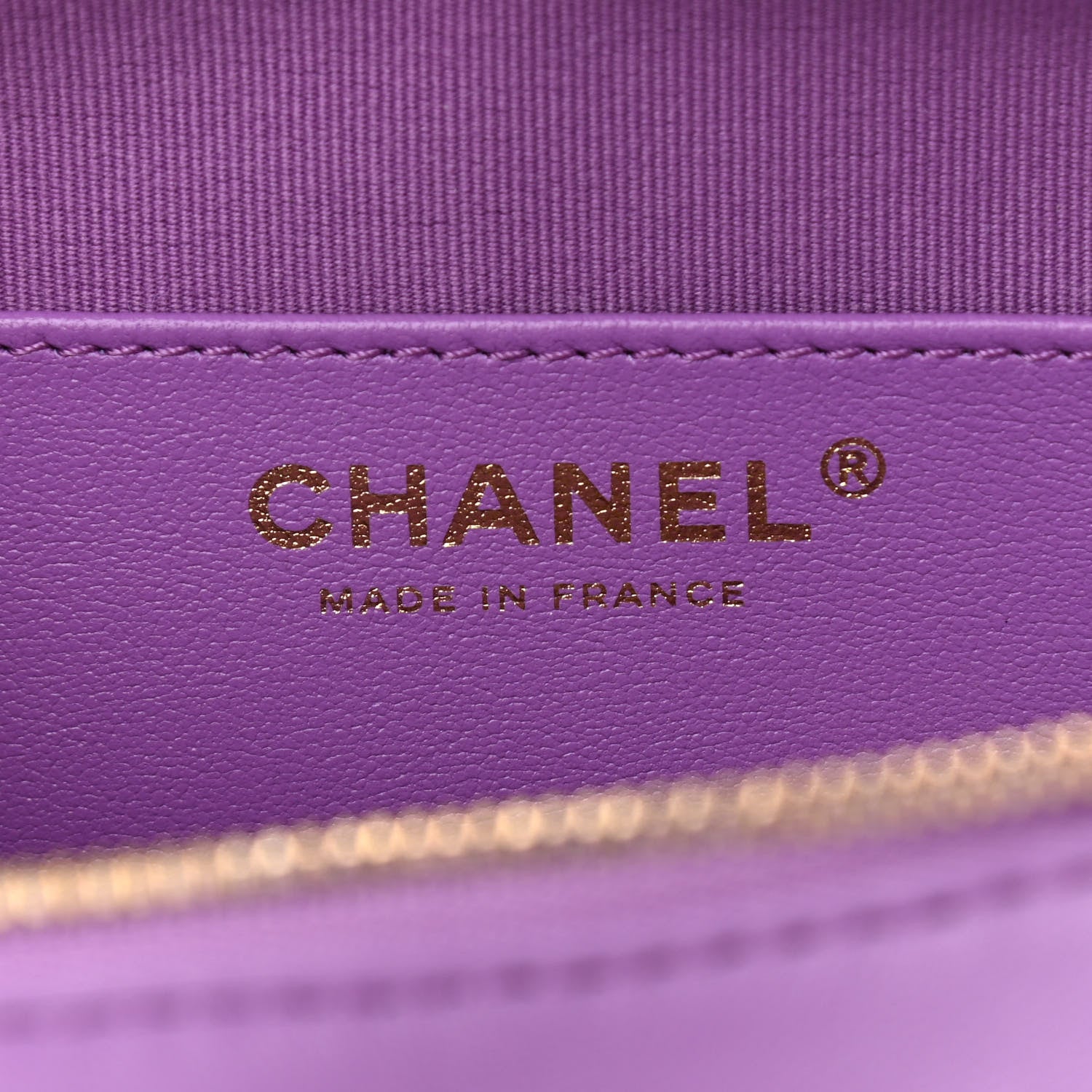 Chanel Lambskin Quilted CC In Love Heart Bag Purple 6 of 11
