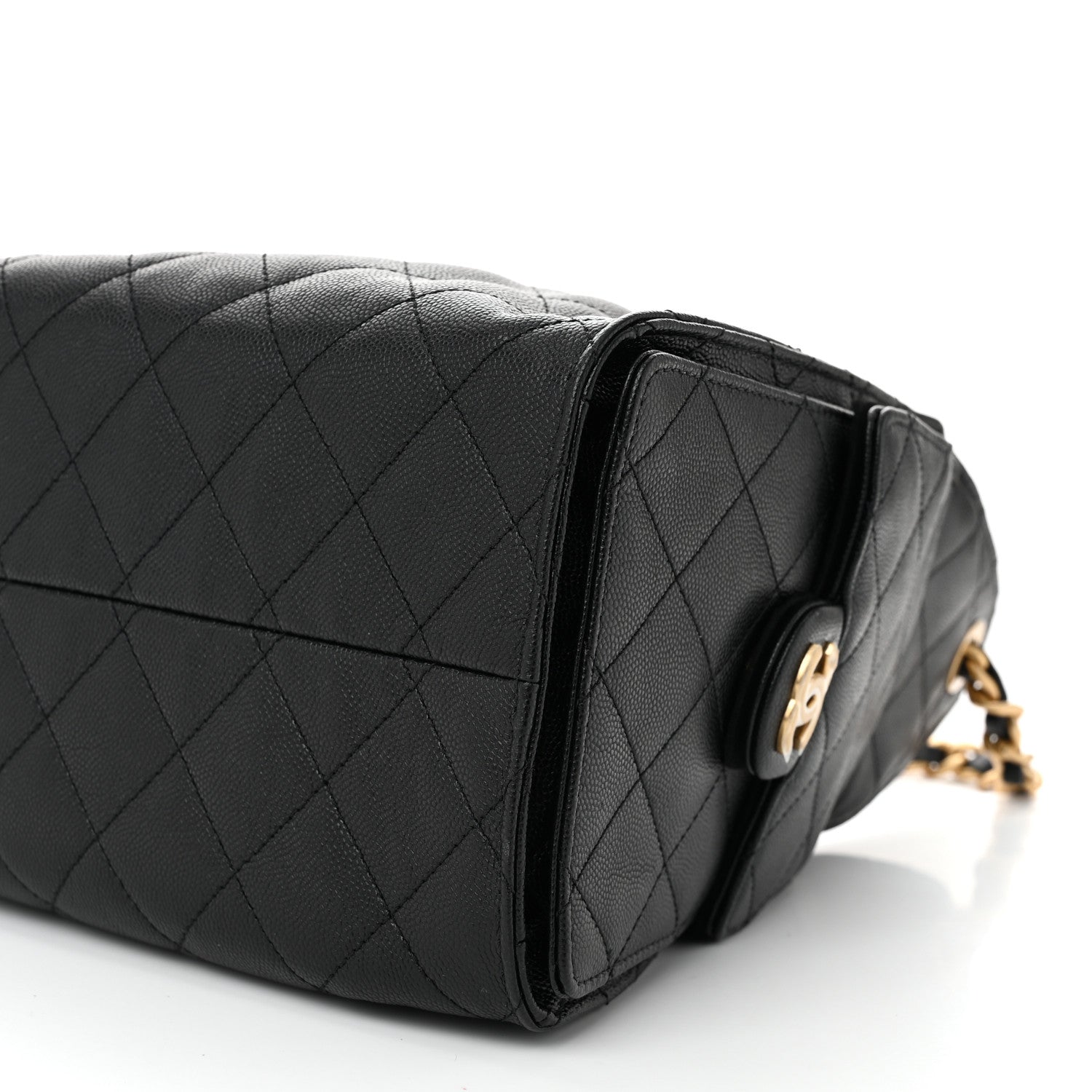 Chanel Caviar Quilted Small Chanel 25 Handbag Black 10 of 10