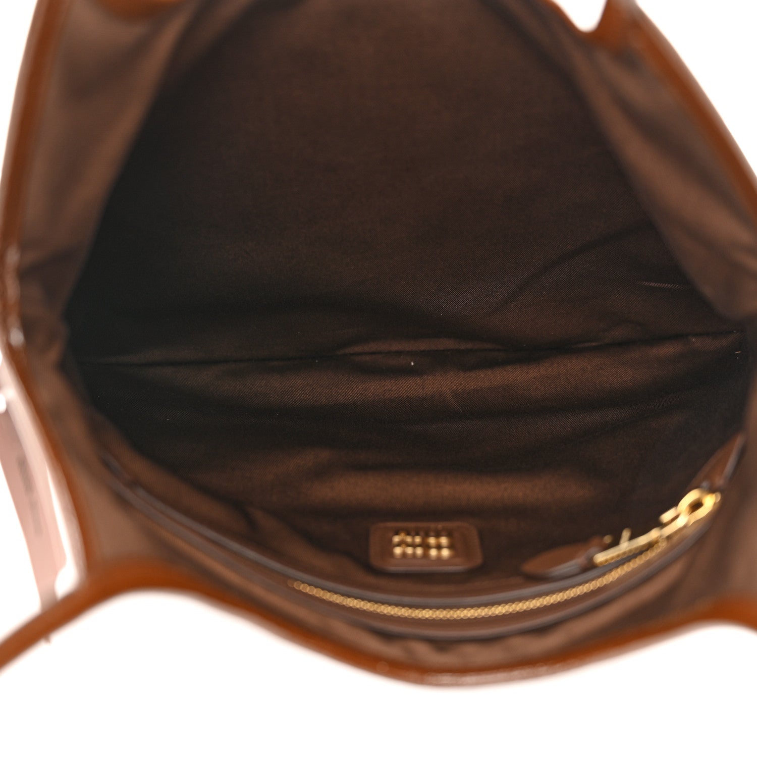 Miu Miu Vernice Naplak Ivy Tote Palissandro 5 of 11
