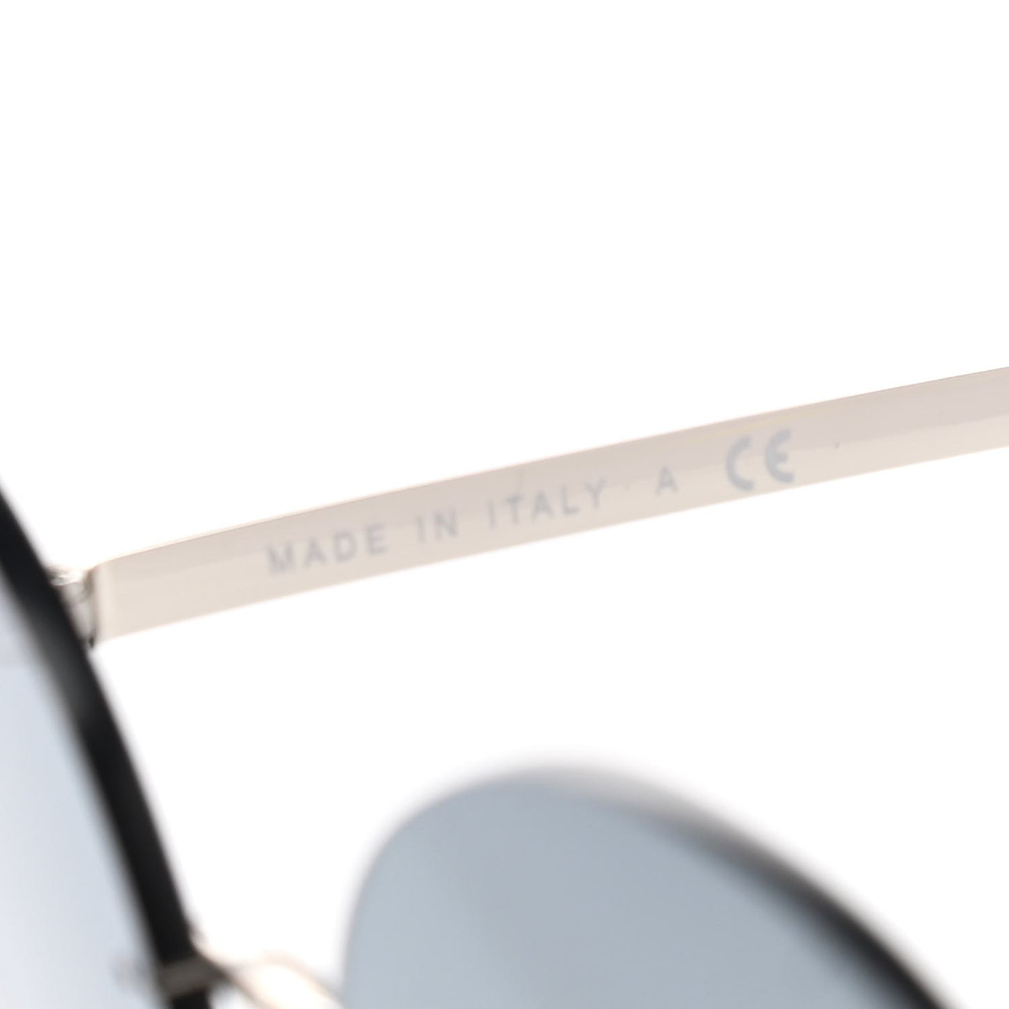 Metal Rimless Round Sunglasses 4216 Silver