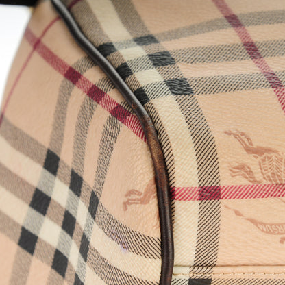 Burberry Haymarket Check Small Canterbury Tote Chocolate 10 of 10