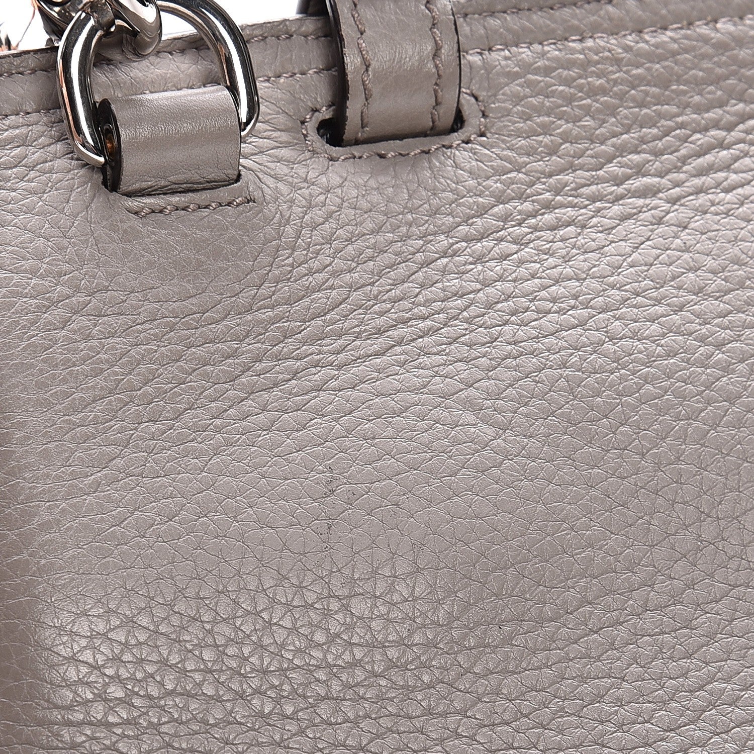 Gucci Cellarius Calfskin Small Bamboo Daily Top Handle Bag Storm Grey 11 of 14
