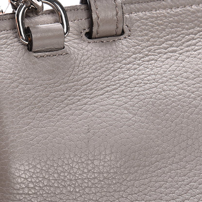 Gucci Cellarius Calfskin Small Bamboo Daily Top Handle Bag Storm Grey 11 of 14