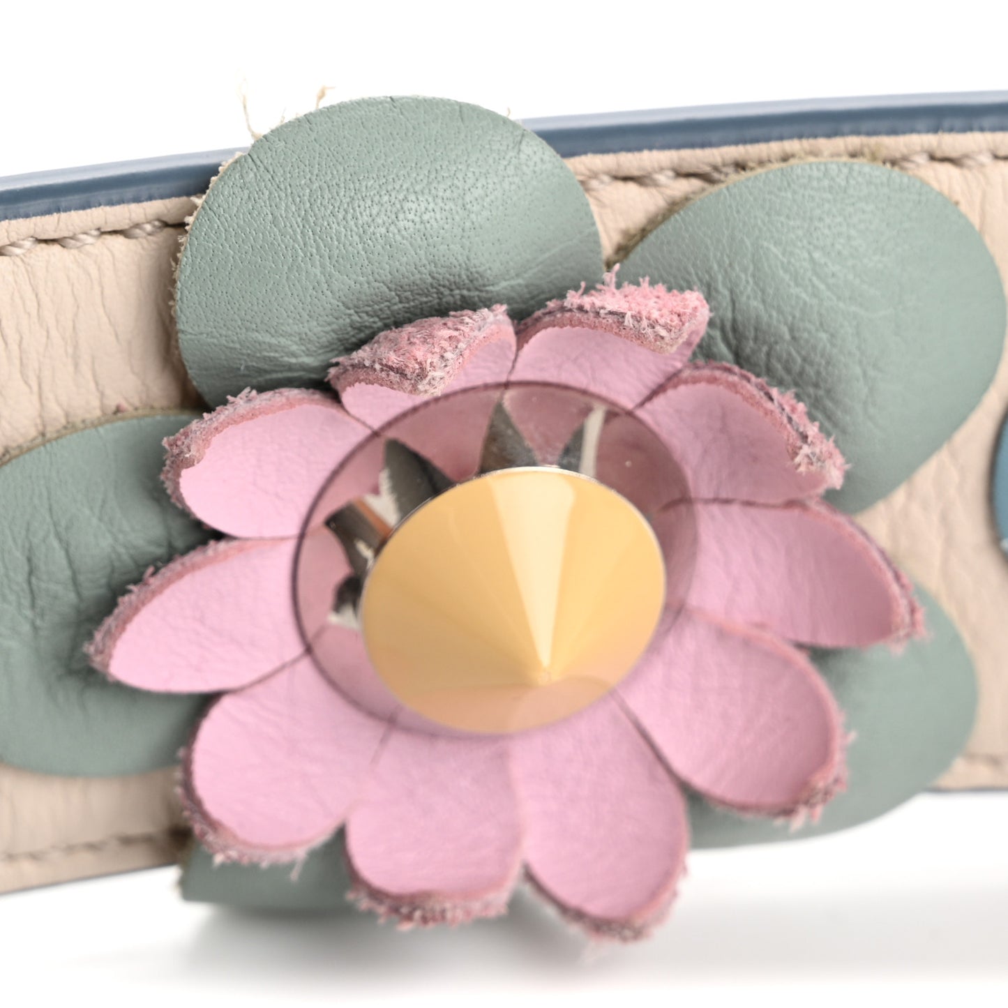 Vitello Dolce Flowerland Studded Strap You Camelia Moresco Multicolor