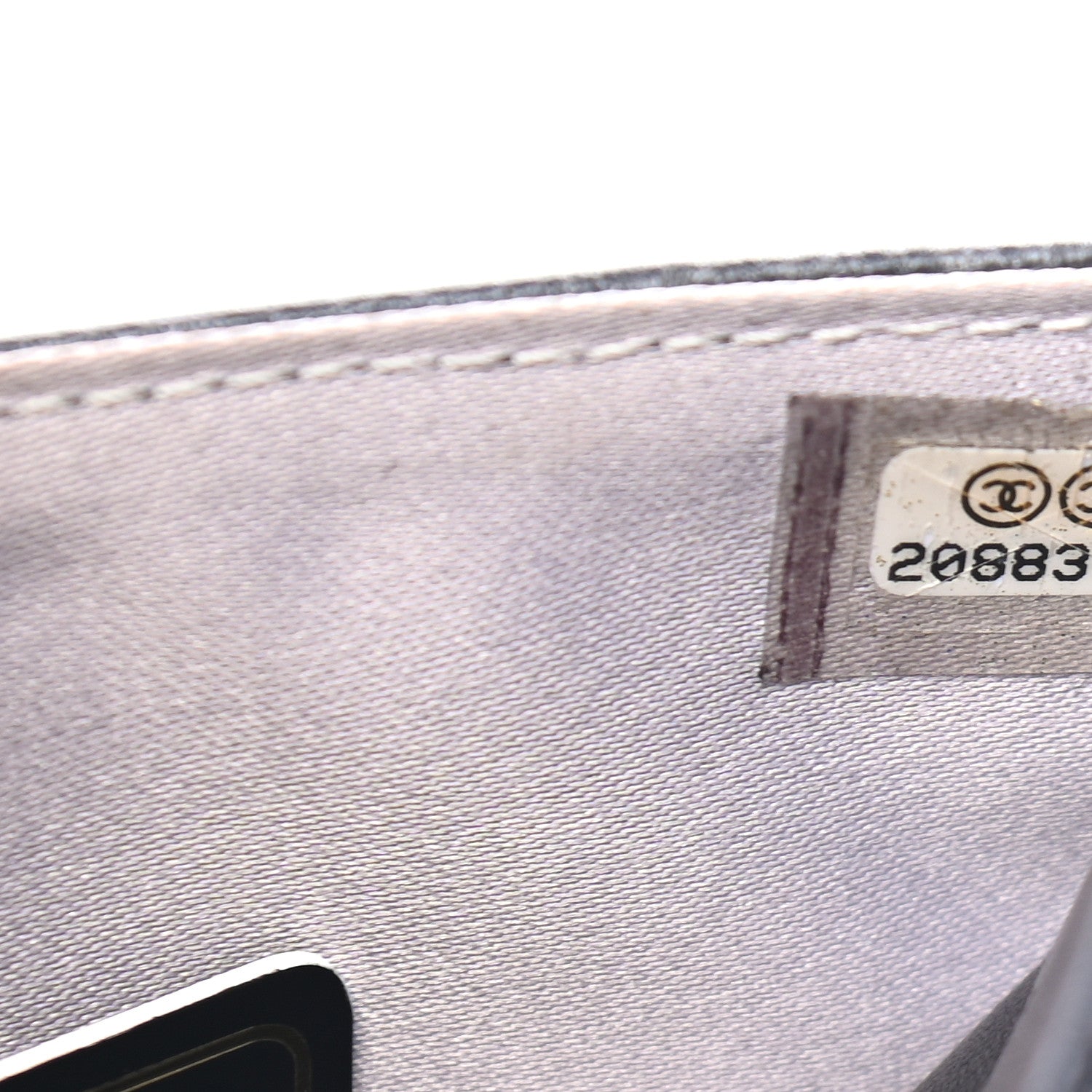 Chanel Lambskin Camellia Embossed Wallet On Chain WOC Black 7 of 9