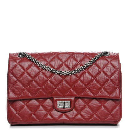 Chanel Aged Calfskin 2.55 Reissue 226 Flap Red 1 of 7