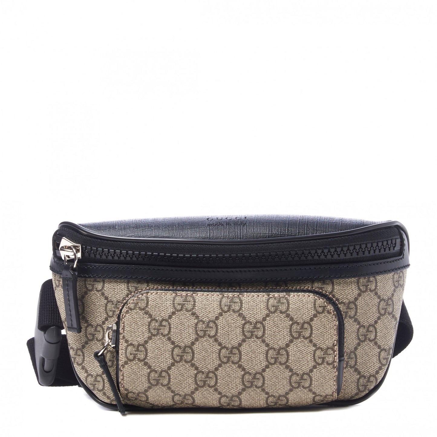 GG Supreme Monogram Belt Bag Black
