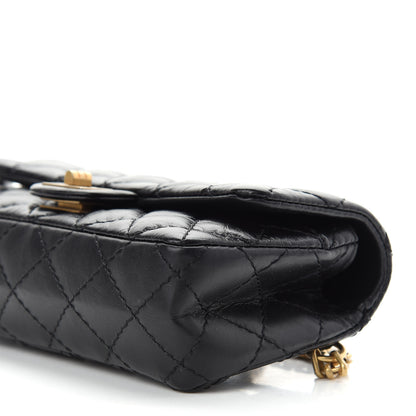 Chanel Aged Calfskin Quilted 2.55 Reissue Chain Waist Bag Black 9 of 9