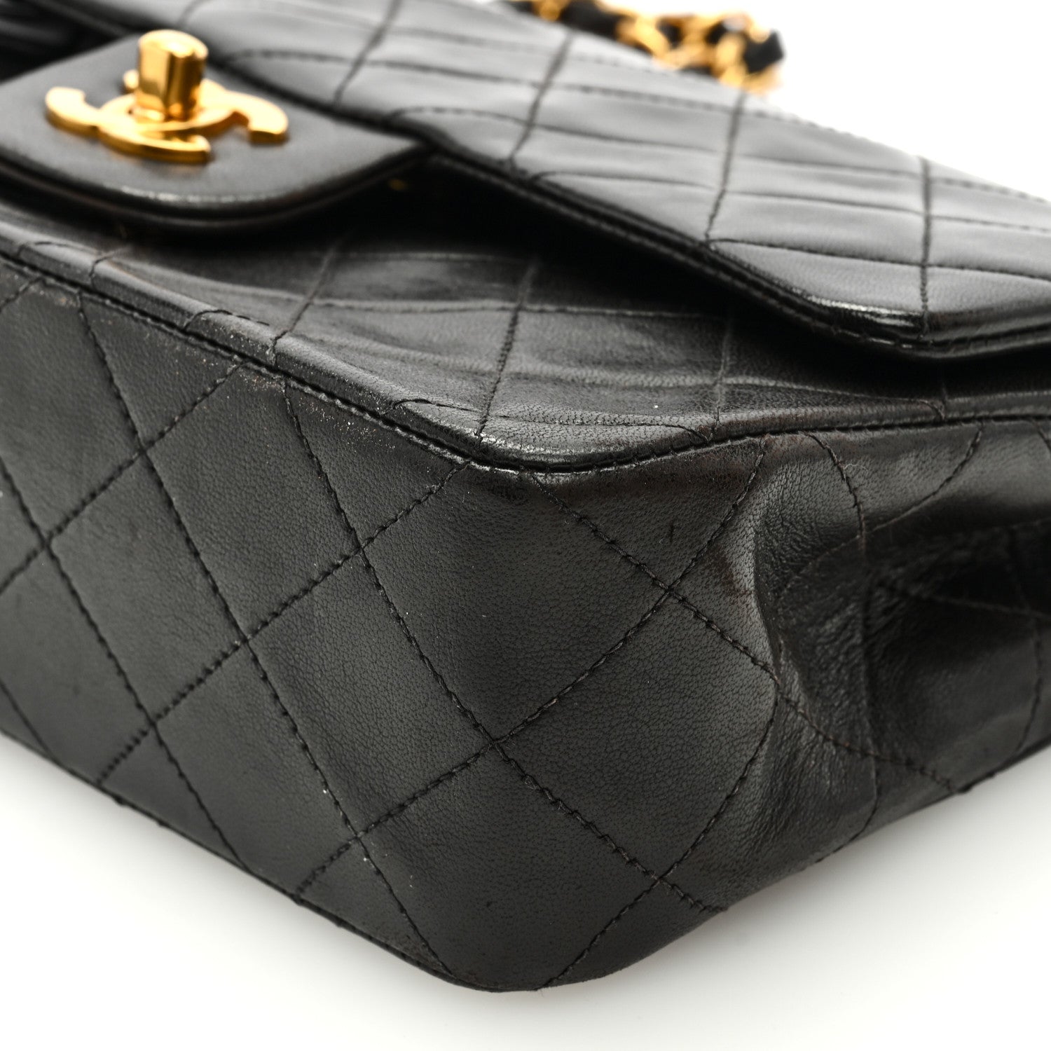 Chanel Lambskin Quilted Small Double Flap Black 9 of 9