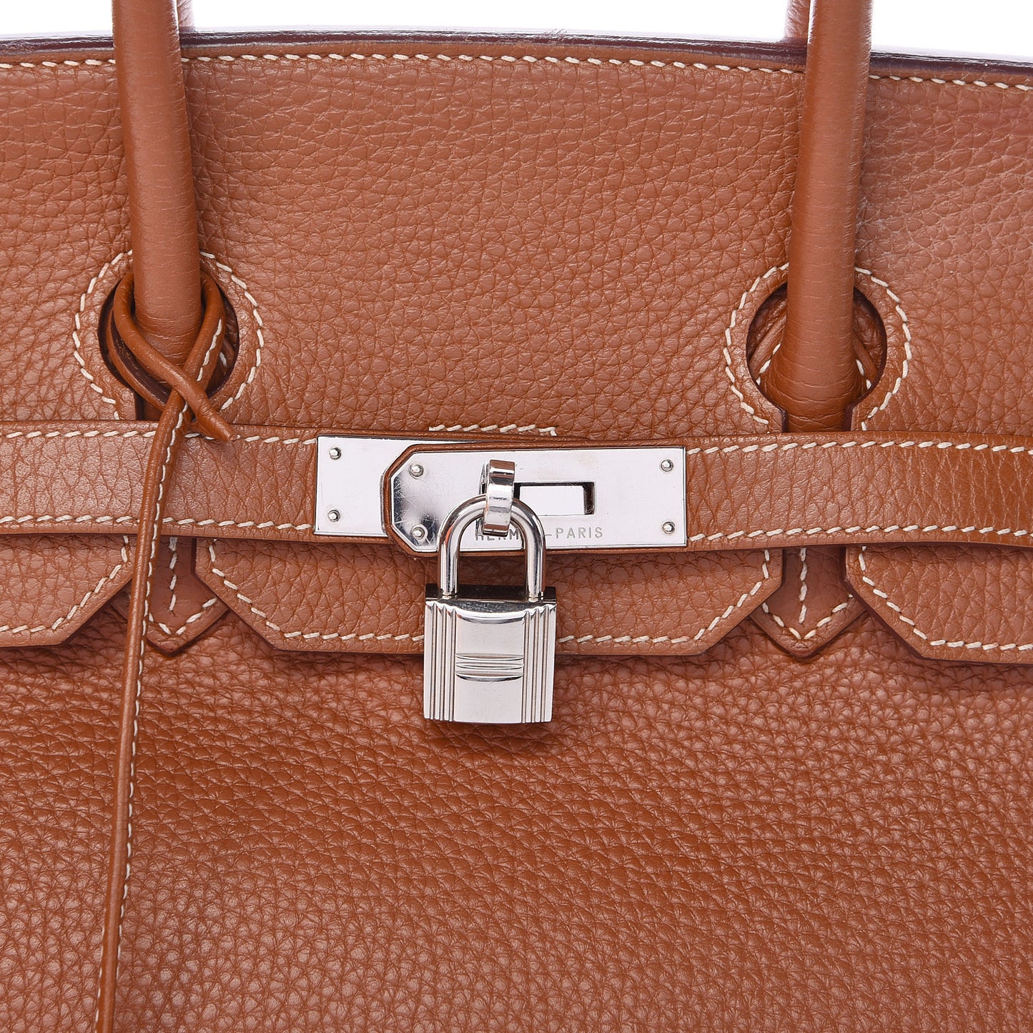 Taurillon Clemence Birkin 35 Gold