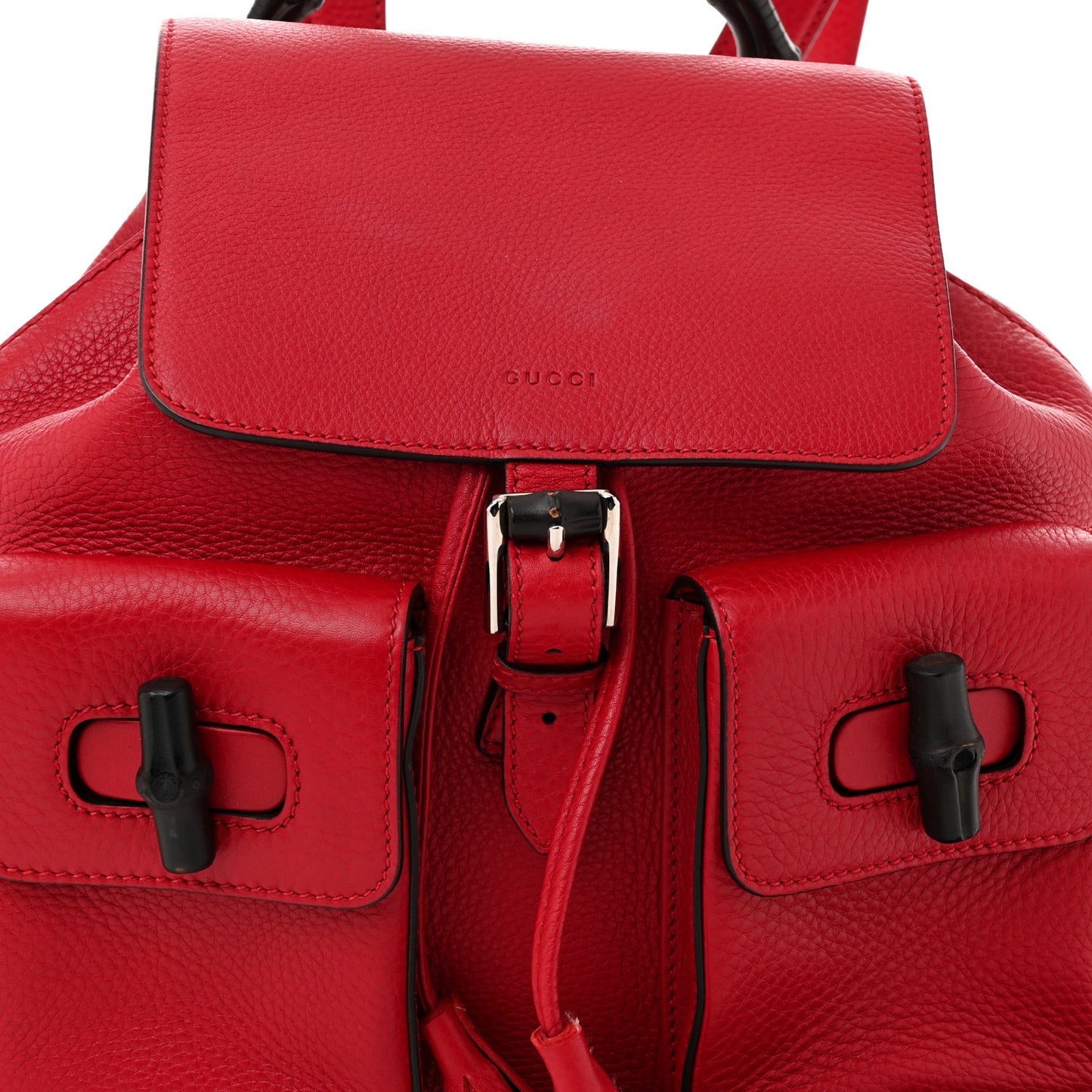 Cellarius Calfskin Medium Bamboo Backpack Petunia