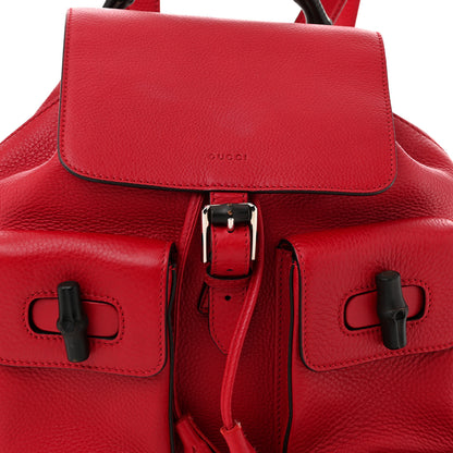 Gucci Cellarius Calfskin Medium Bamboo Backpack Petunia 8 of 10