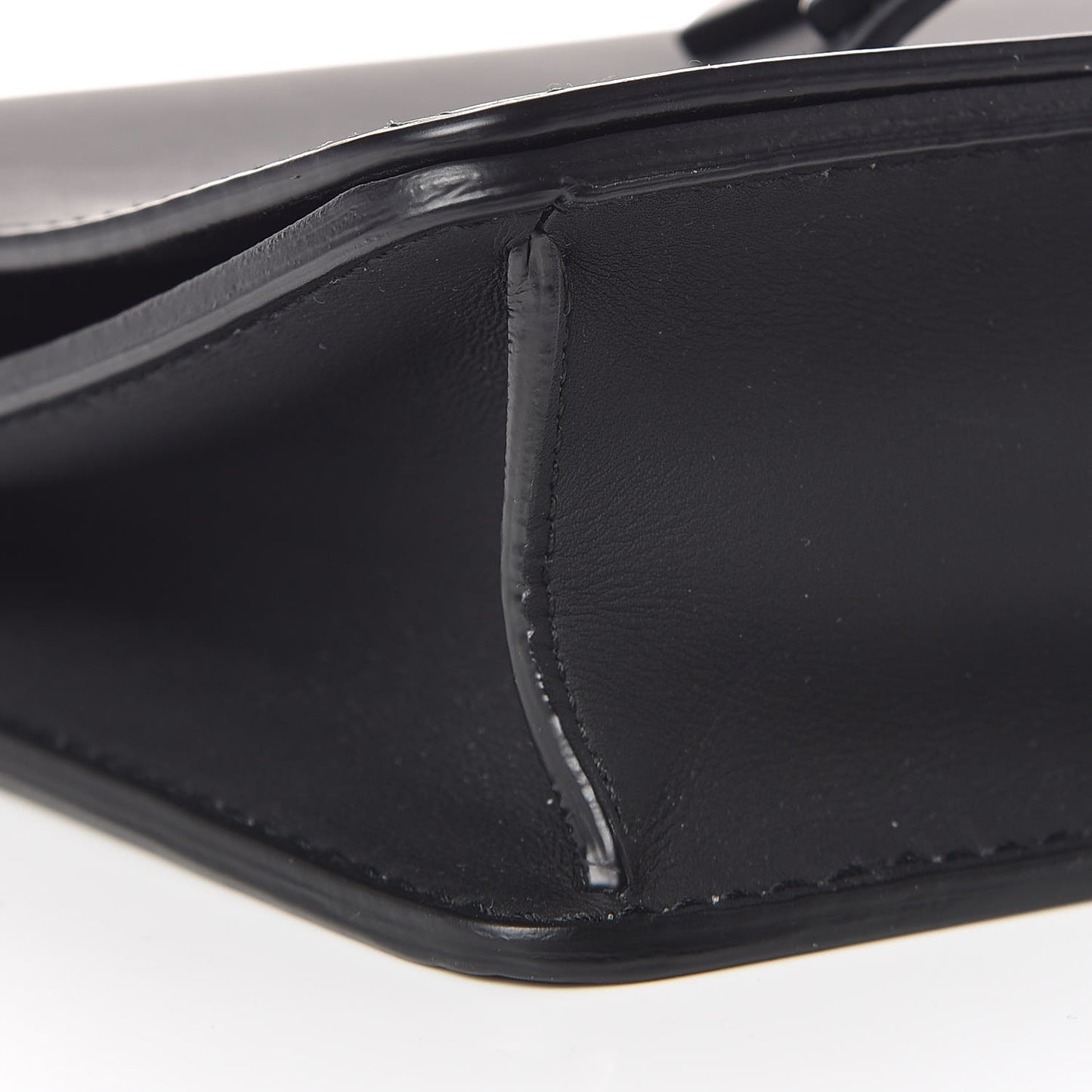 Ultra Matte Calfskin J'Adior Chain Flap Bag Black