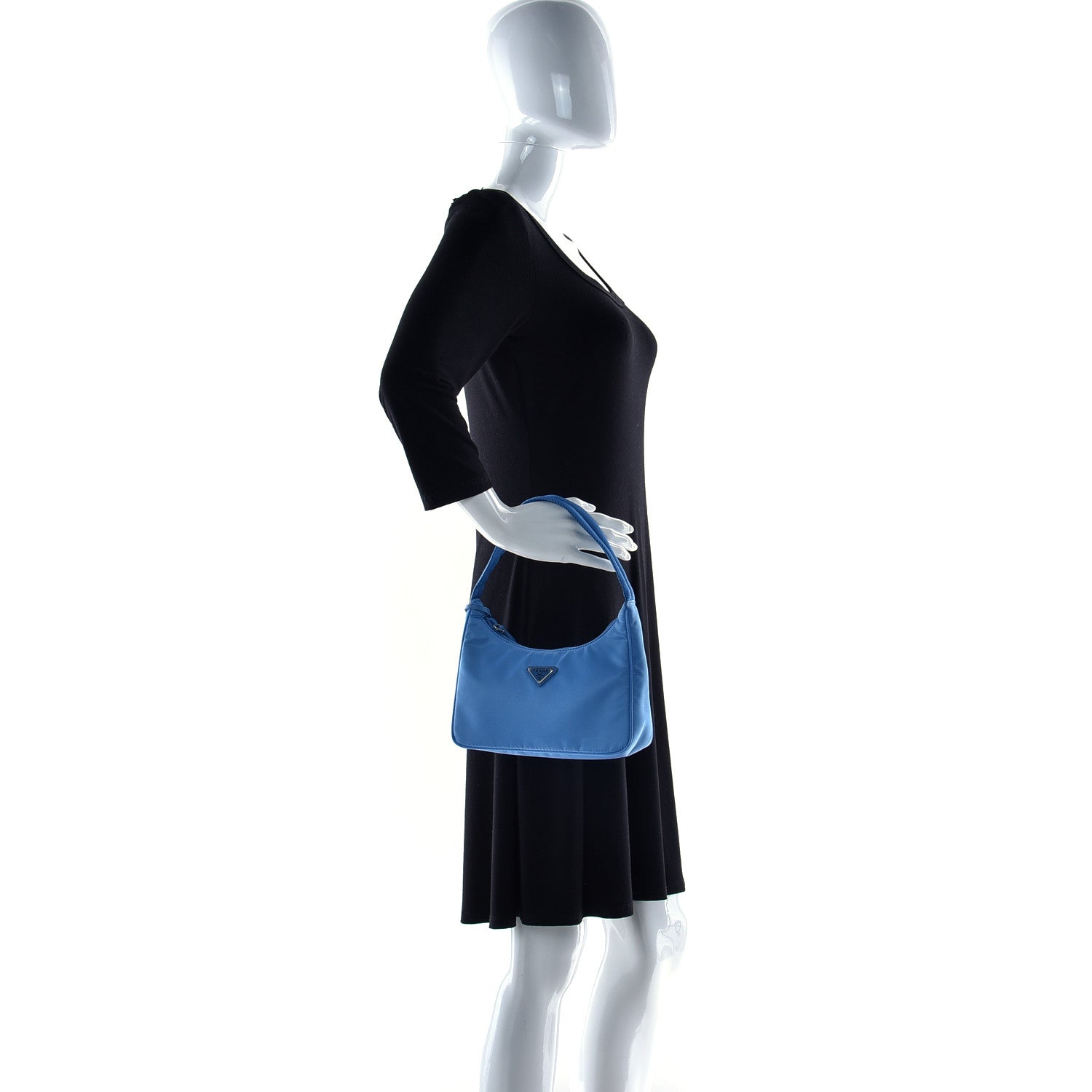 Prada Re-Nylon Saffiano Mini Re-Edition 2000 Bag Pervinca 3 of 11