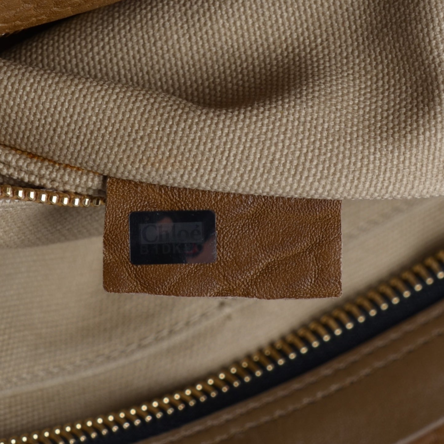 Pebbled Calfskin Dree Shoulder Bag Brown