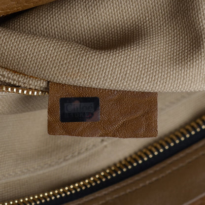 Chloe Pebbled Calfskin Dree Shoulder Bag Brown 8 of 8