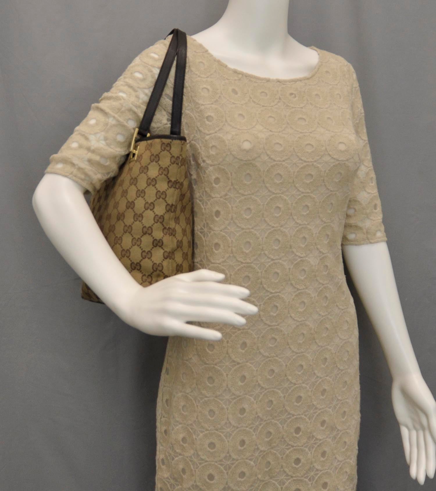Gucci Monogram Small Bucket Tote 2 of 11