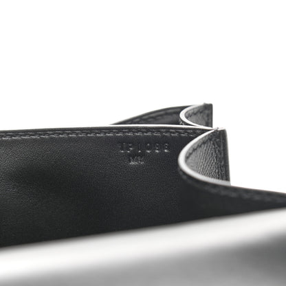 Hermes Grained Monsieur Lizard Constance 24 Black Ombre 9 of 9