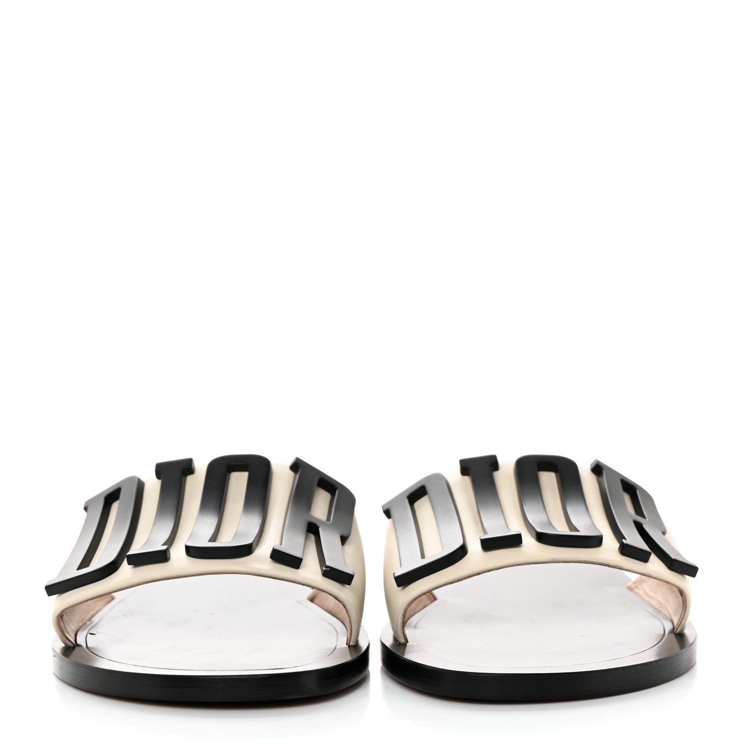 Christian Dior Calfskin Dio(r)evolution 10mm Slide Sandals 36 Off White 2 of 8