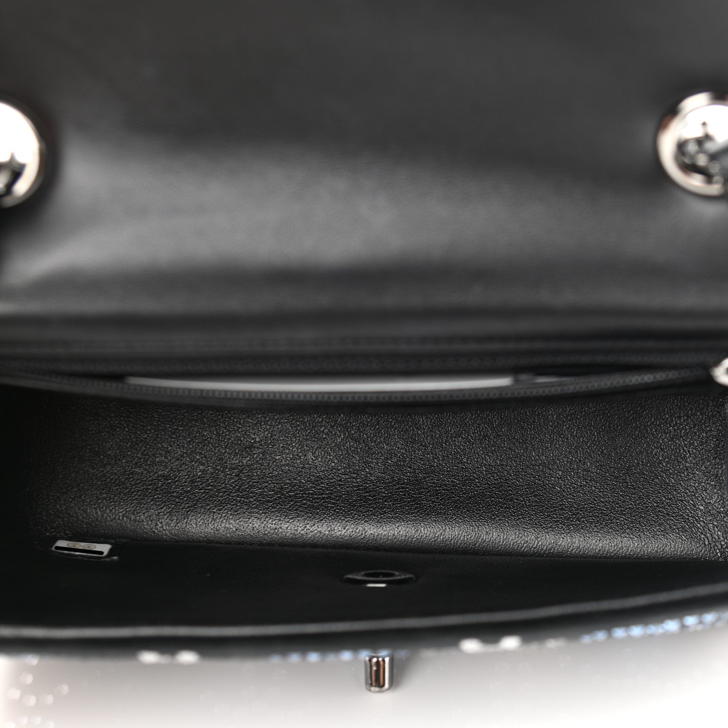 Chanel Velvet Crystal Mini Rectangular Flap Black 5 of 10