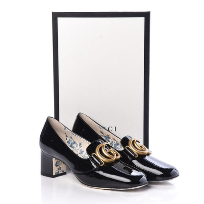 Gucci Vernice GG Victoire 55mm Loafer Pumps 37 Black 8 of 8