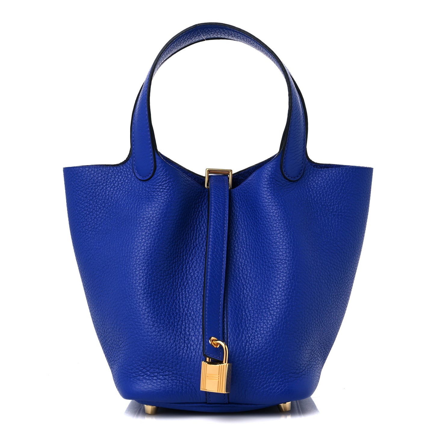 Taurillon Clemence Picotin Lock 18 PM Bleu Electrique