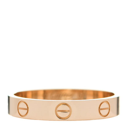 Cartier 18K Yellow Gold 3.5mm LOVE Wedding Band Ring 57 8 1 of 4