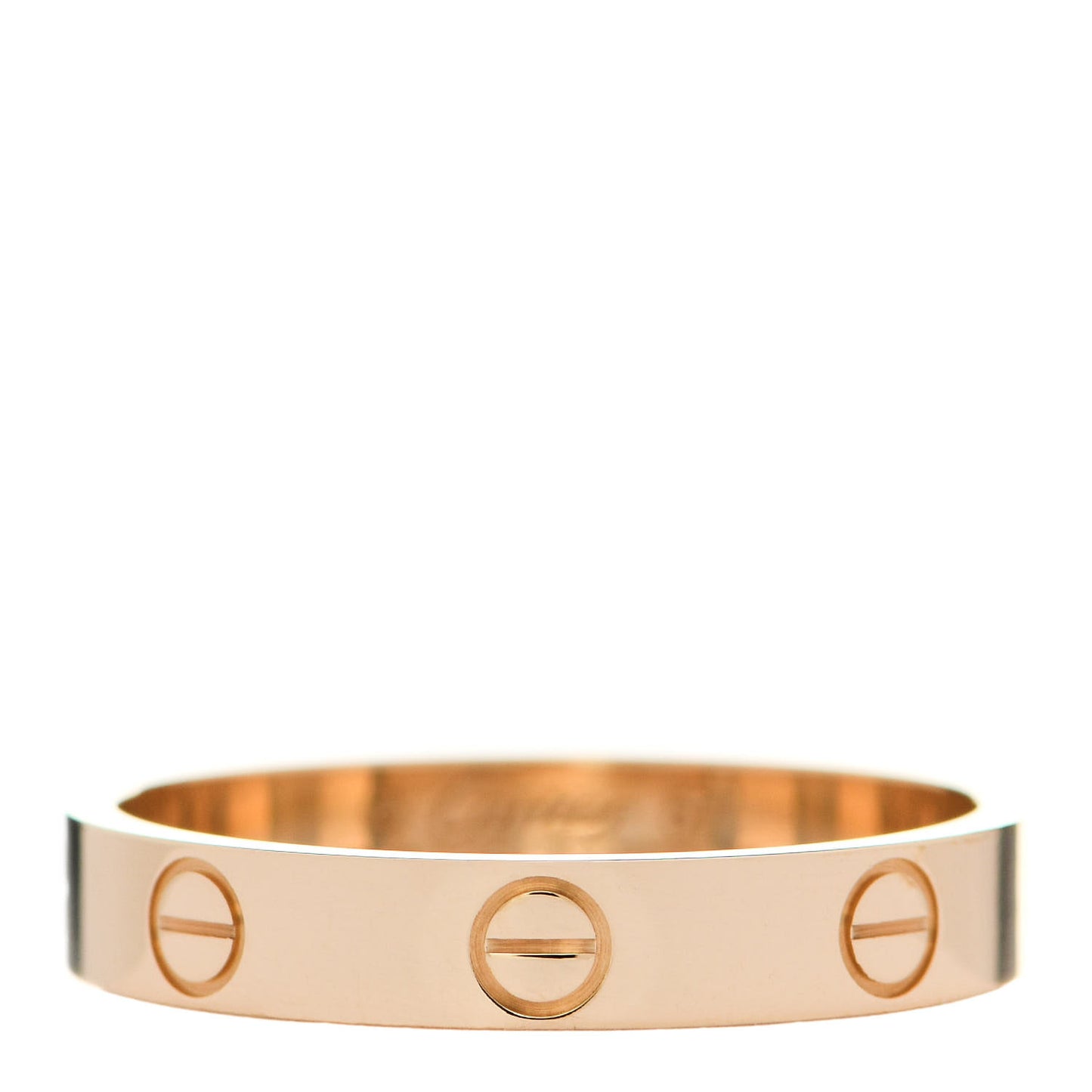18K Yellow Gold 3.5mm LOVE Wedding Band Ring 57 8