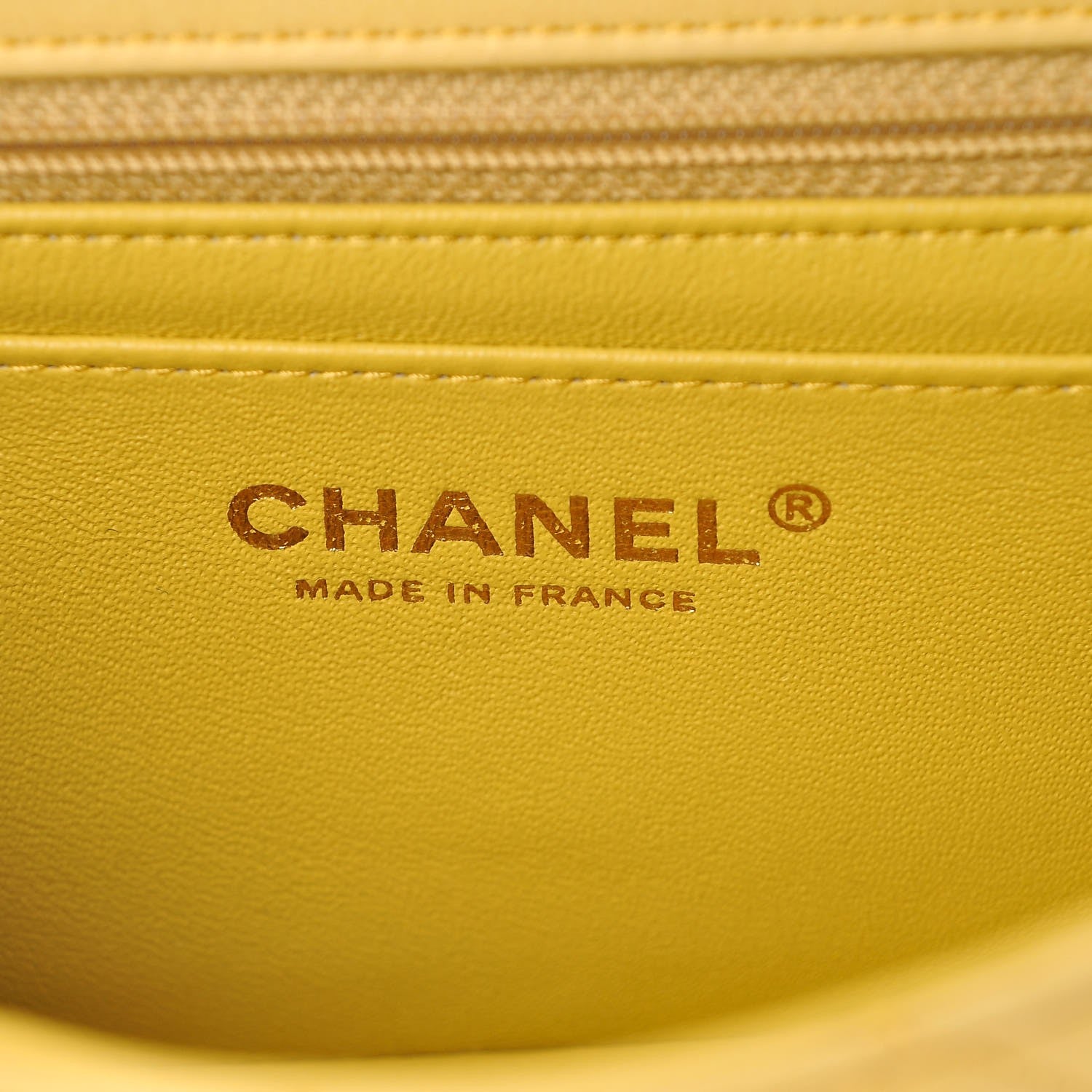 Chanel Lambskin Quilted Tri-Color Mini Rectangular Flap Orange Yellow Pink 6 of 10