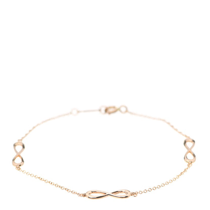 Tiffany 18K Rose Gold Infinity Endless Bracelet 1 of 5