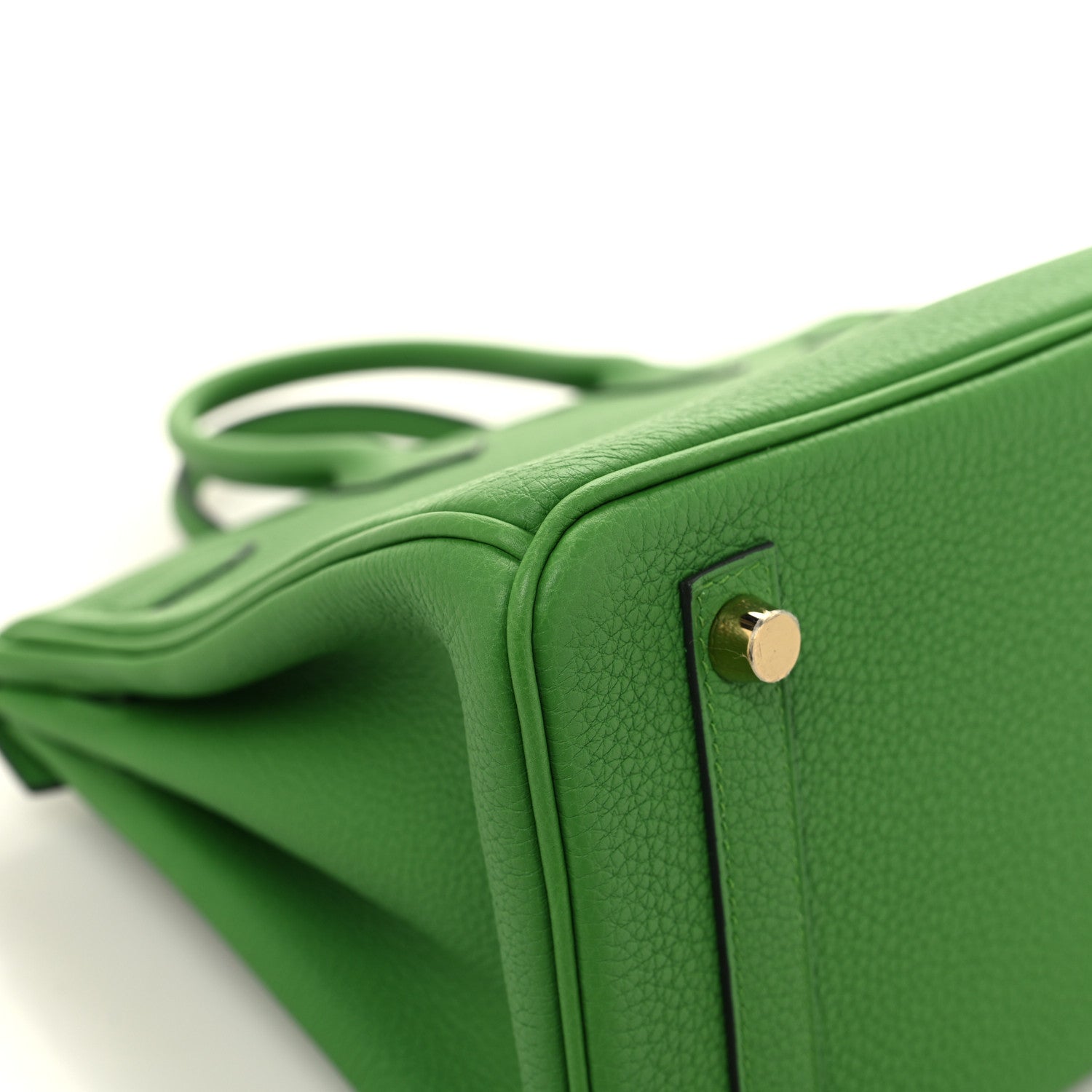 Hermes Togo Birkin 25 Vert Yucca 11 of 12