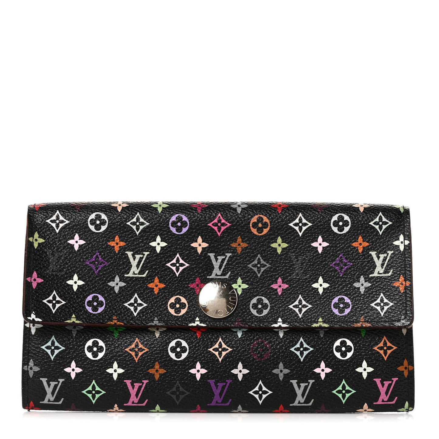 Monogram Multicolor Sarah Wallet Black