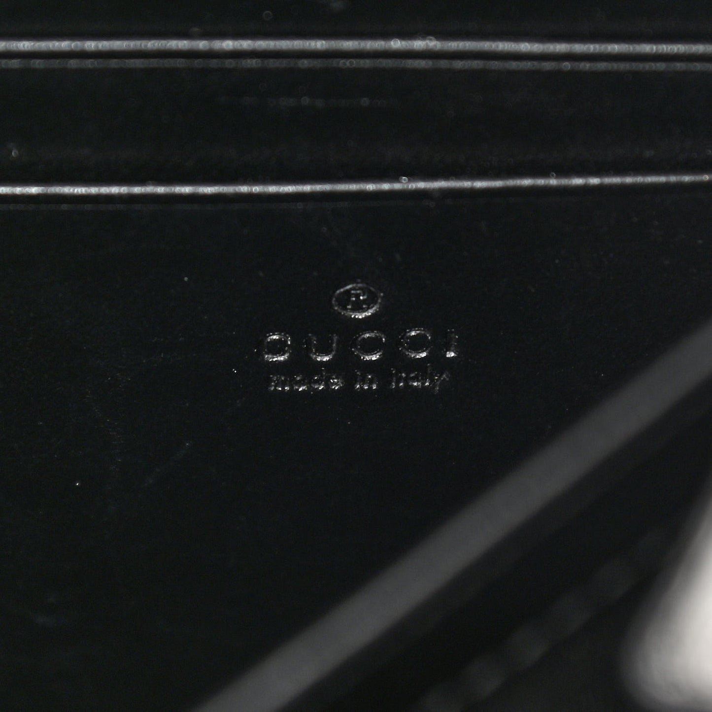 Calfskin Matelasse GG Marmont Chain Wallet Black