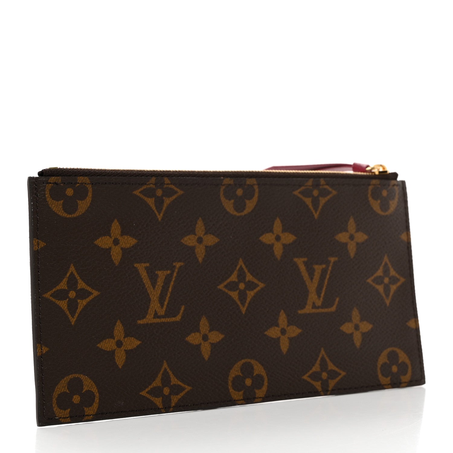 Louis Vuitton Monogram Felicie Chain Wallet Zippered Insert Fuchsia 3 of 6