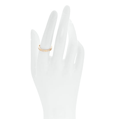 Cartier 18K Yellow Gold Diamond 2.6mm LOVE Paved Band Ring 55 7.25 2 of 5