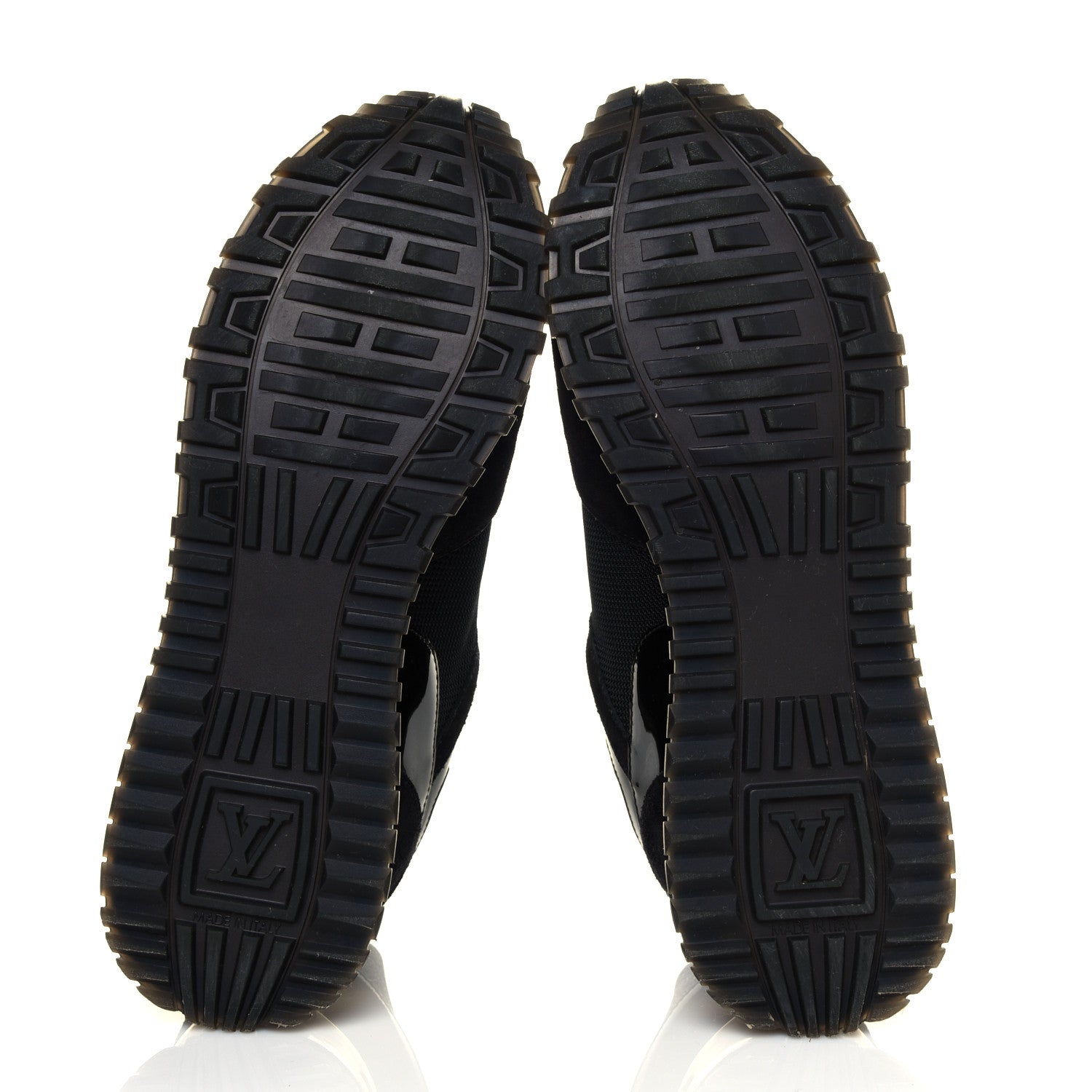 Louis Vuitton Suede Monogram Run Away Sneakers 37.5 Black 6 of 6