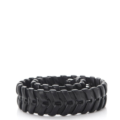 Fendi Vitello Dolce Shiny Nappa Lace Up Strap You Black 2 of 4