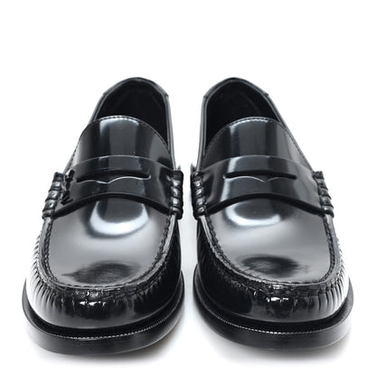 Saint Laurent Magnum Lux Calfskin Le Loafer 15 Moccasins 37 Black 3 of 10
