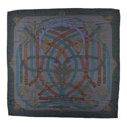 Hermes Silk Cavalcadour Wash Shawl 140 1 of 3