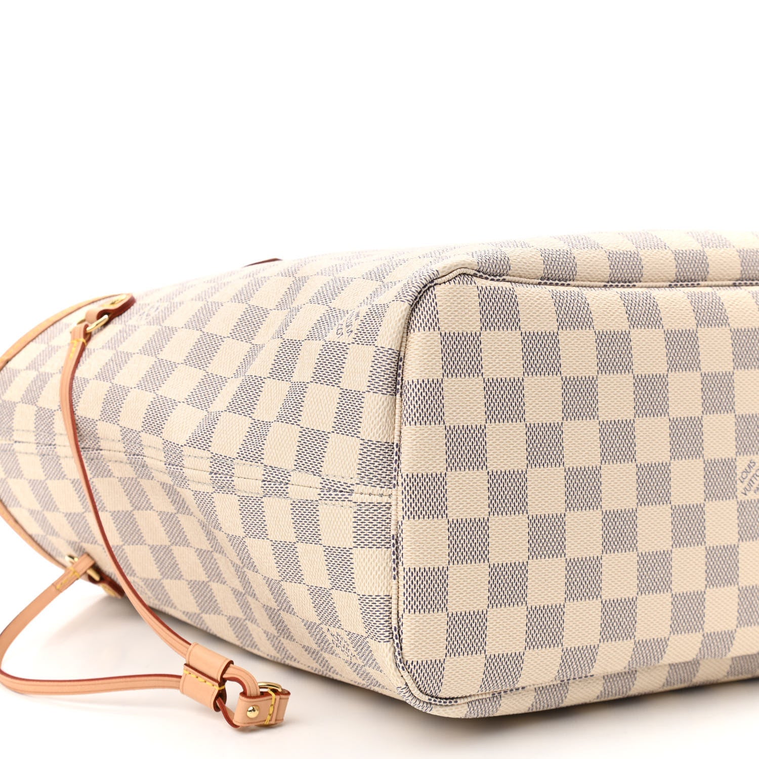 Louis Vuitton Damier Azur Neo Neverfull MM Rose Ballerine 9 of 10