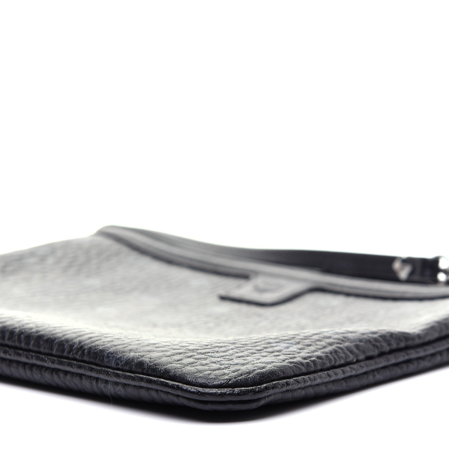 MCM Visetos Stark Wristlet Pouch Black 7 of 12
