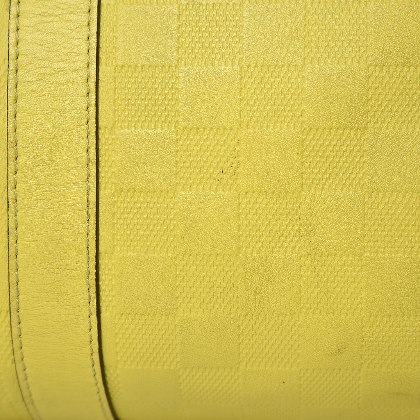 Damier Infini Keepall Bandouliere 45 Vert Acide