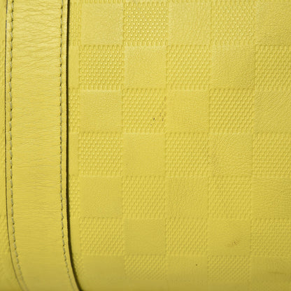 Louis Vuitton Damier Infini Keepall Bandouliere 45 Vert Acide 31 of 32